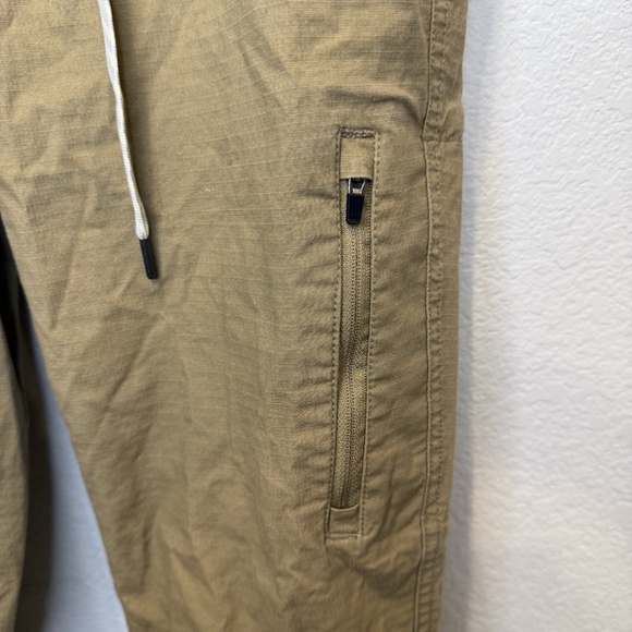 Vuori Ripstop Climber Pants Mens Small Tan Jogger Drawstring Outdoor Stretch - Picture 4 of 11